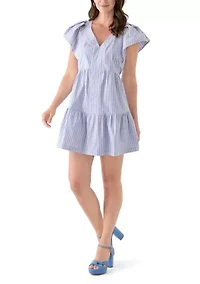 Women's Sophie Ruffle Sleeve Tiered Dress