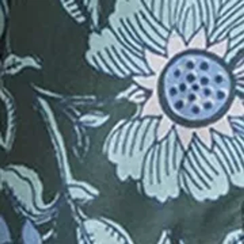 Women's Long Blouson Sleeve Printed Dress