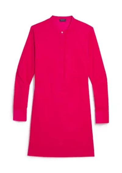Women's Long Sleeve Corded Popover Dress