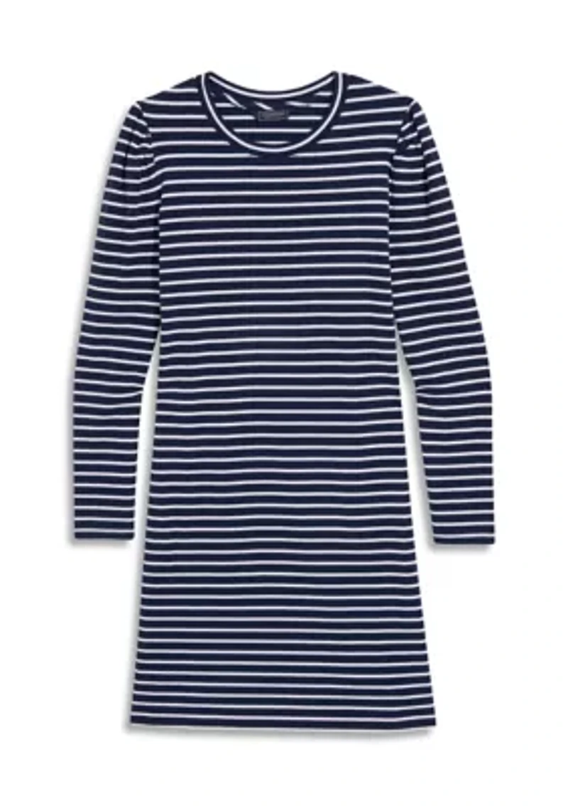 Women's Puff Sleeve Knit Dress