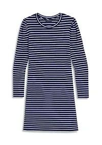 Women's Puff Sleeve Knit Dress