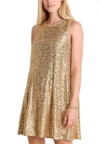 Women's Sequin Swing Dress