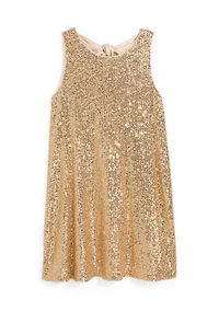 Women's Sequin Swing Dress