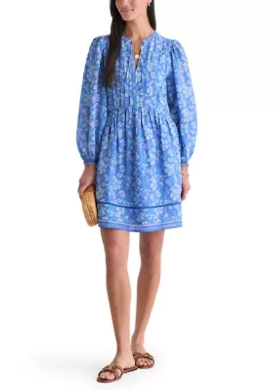 Women's Long Sleeve Nora Pintuck Dress