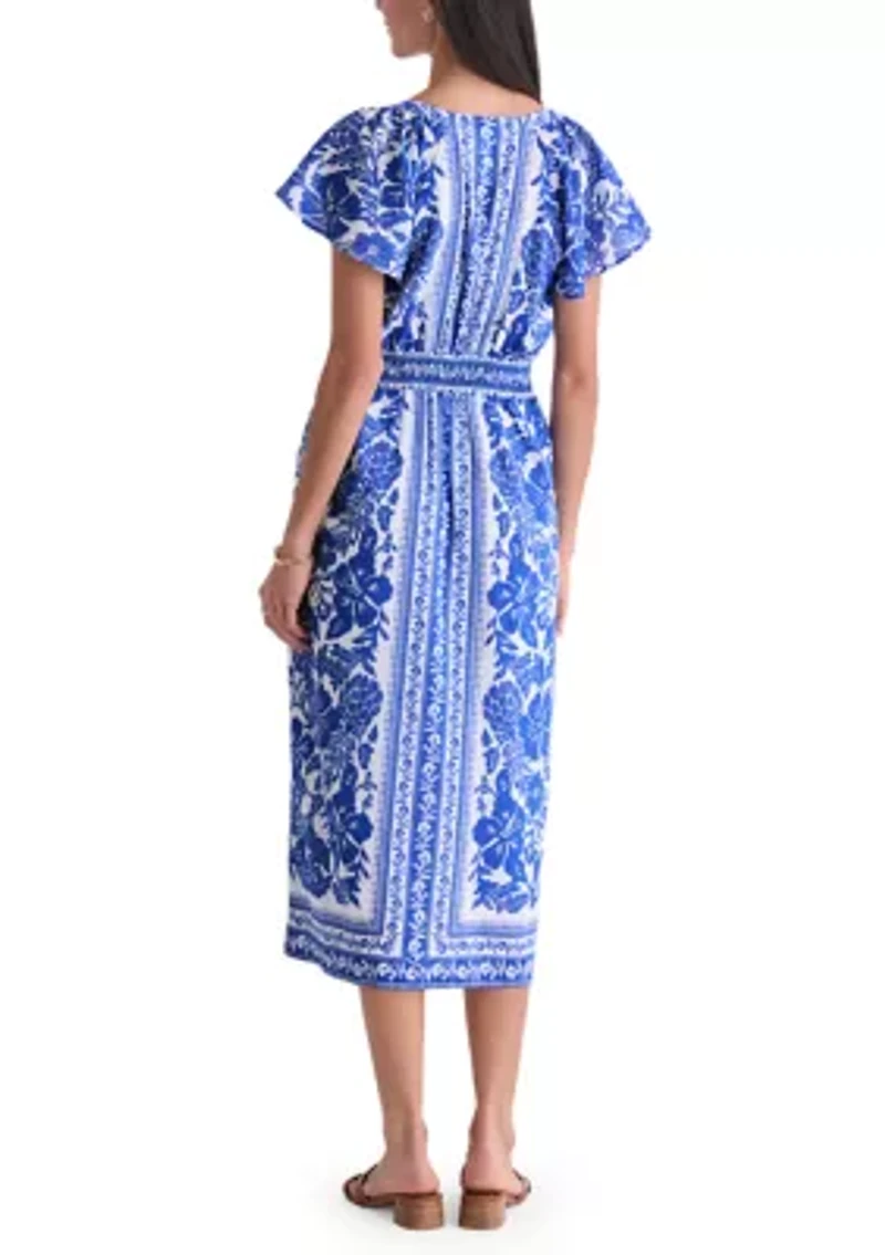 Women's Short Sleeve Britt Midi Dress