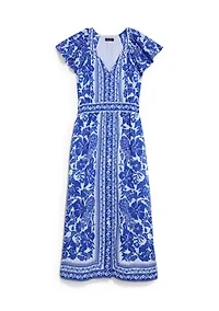 Women's Short Sleeve Britt Midi Dress