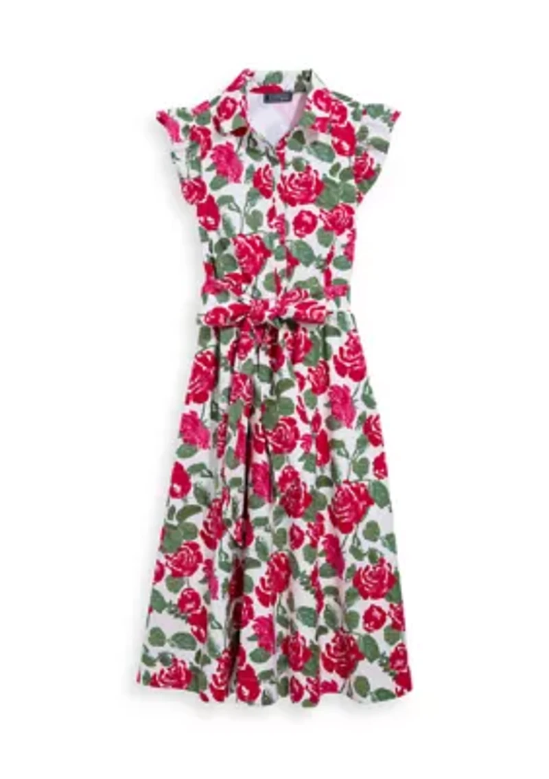 Women's Tiered Maxi Shirtdress