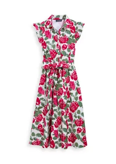 Women's Tiered Maxi Shirtdress