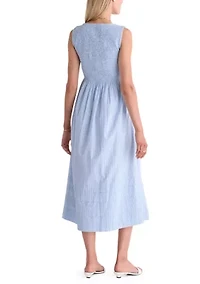 Women's Sleeveless Ellen Midi Dress