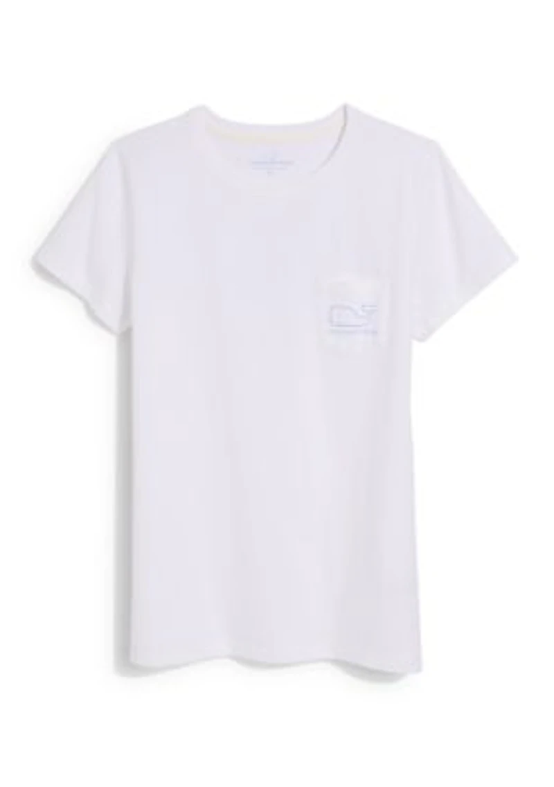 Women's Whale Fill Pocket Graphic T-Shirt