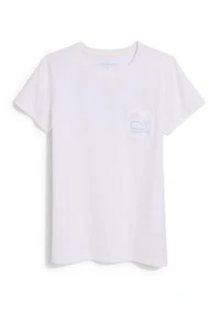 Women's Whale Fill Pocket Graphic T-Shirt