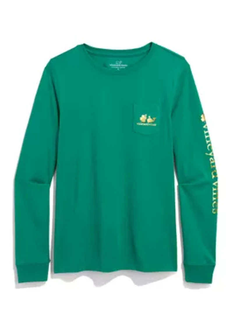 Women's Long Sleeve St. Patrick's Day Graphic Shirt