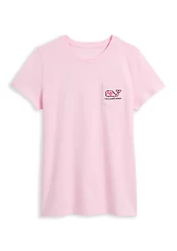 Women's Short Sleeve Whale Pocket T-Shirt