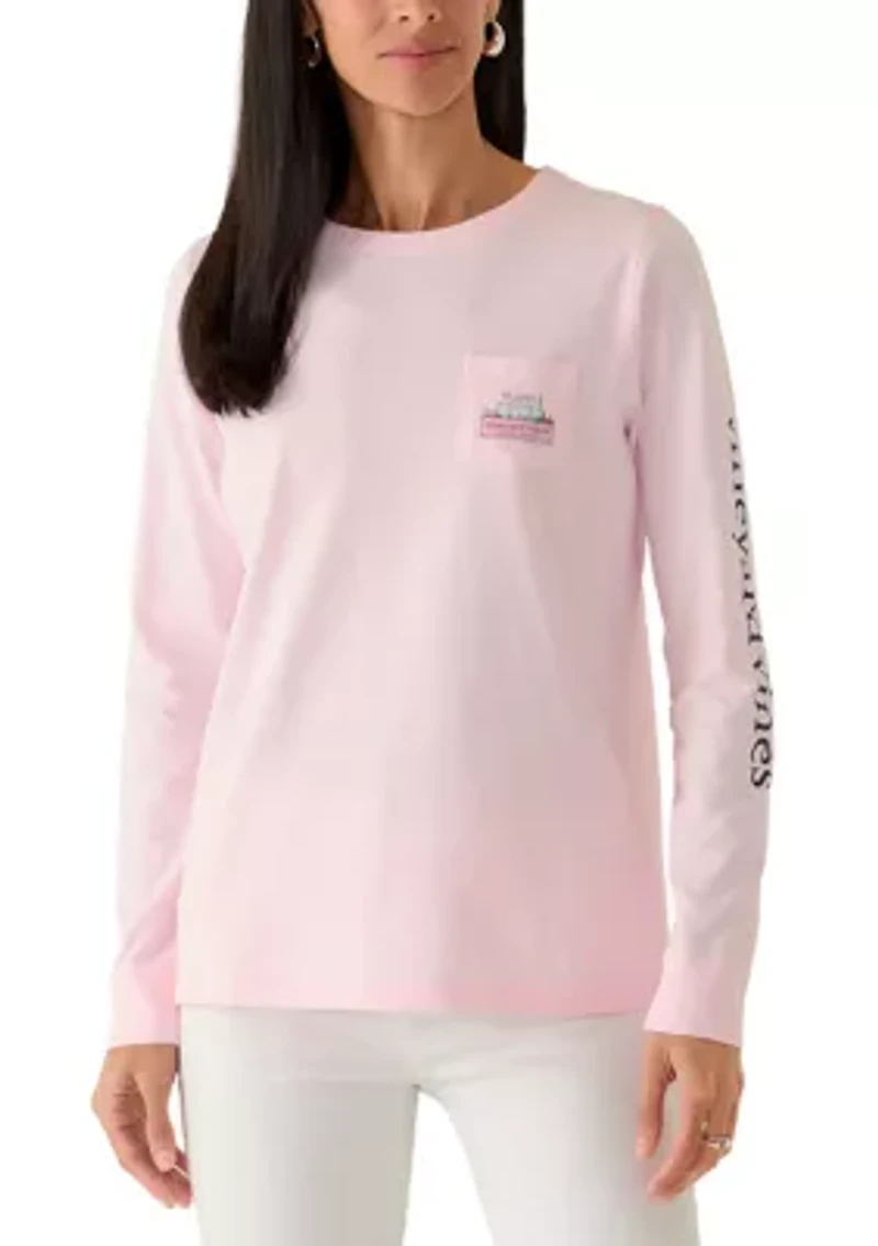 Women's Long Sleeve Easter Pocket Shirt