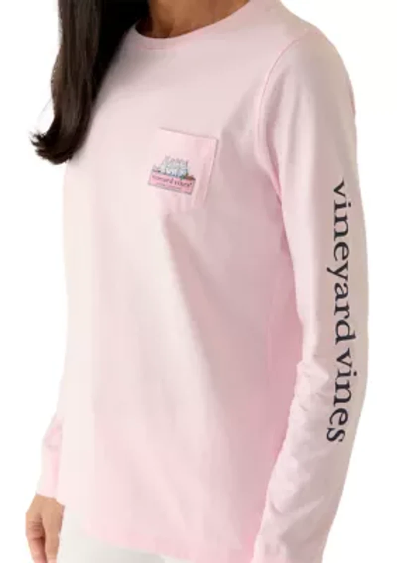 Women's Long Sleeve Easter Pocket Shirt