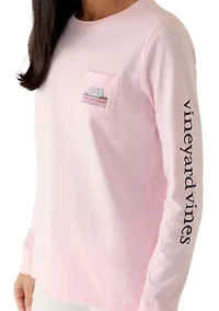 Women's Long Sleeve Easter Pocket Shirt