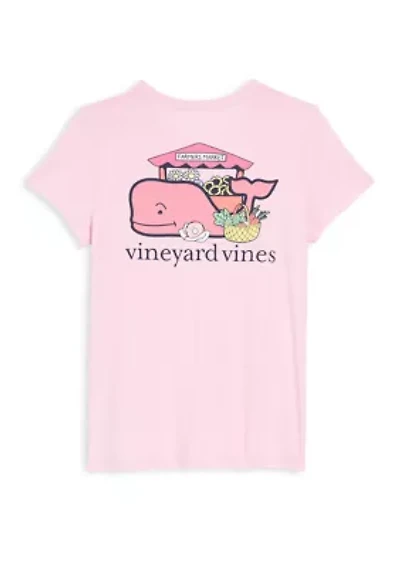 Women's Short Sleeve Whale Graphic Pocket Shirt