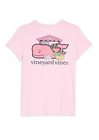 Women's Short Sleeve Whale Graphic Pocket Shirt
