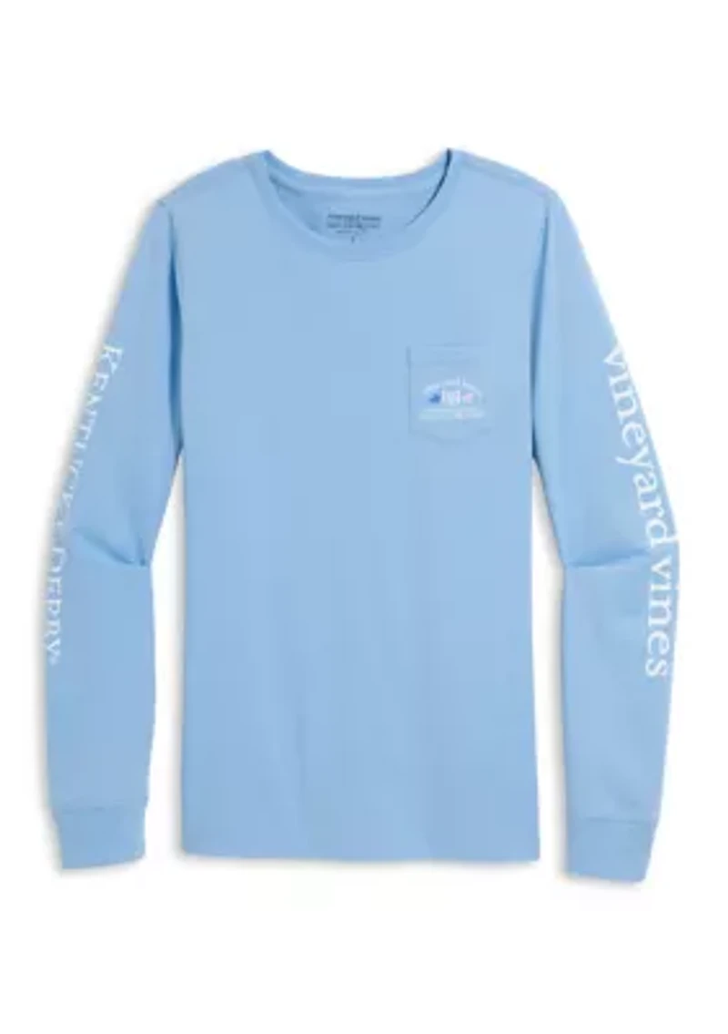 Boys Long Sleeve Racing Pocket Shirt