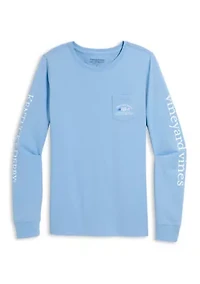 Boys Long Sleeve Racing Pocket Shirt