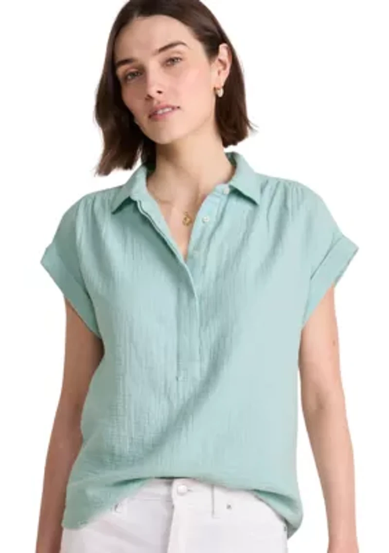 Women's Gauze Popover Margo Blouse