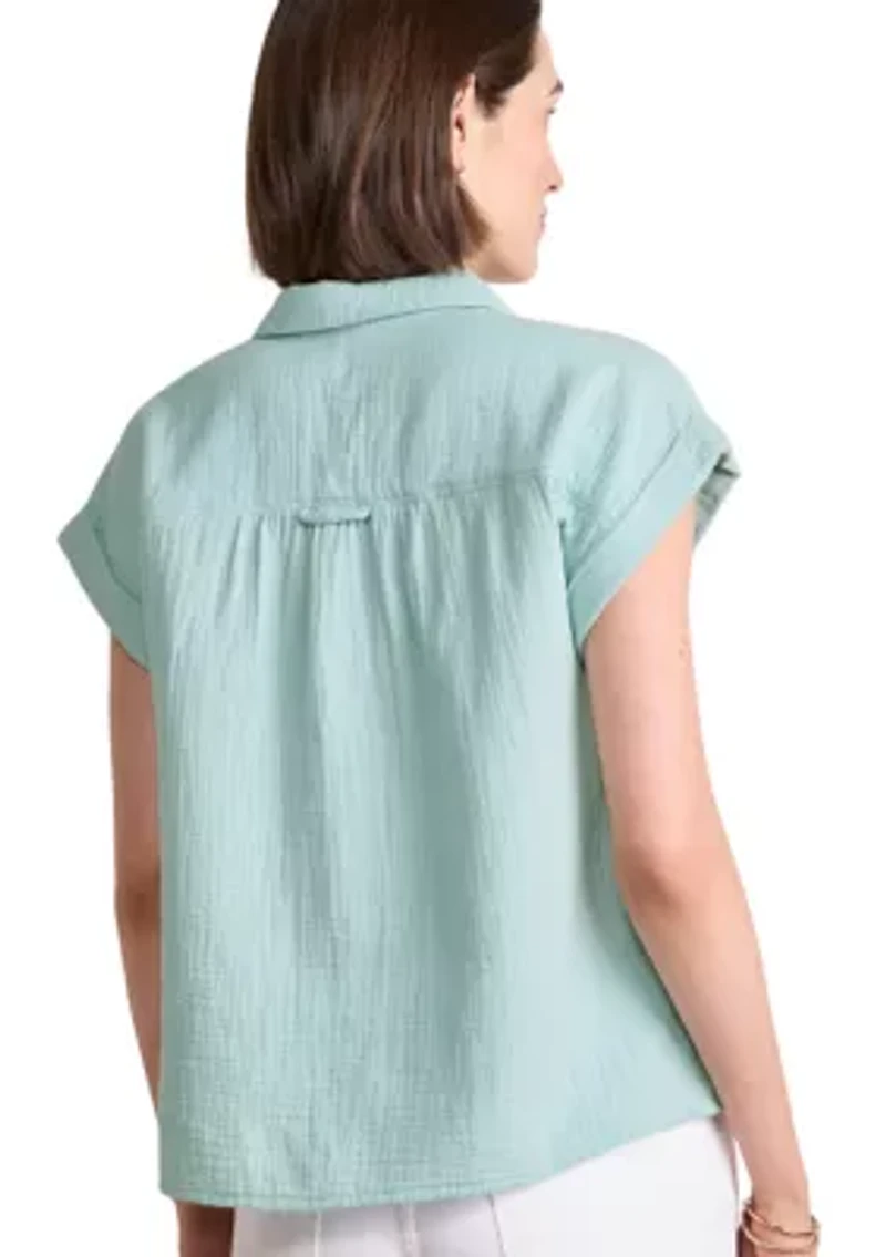 Women's Gauze Popover Margo Blouse