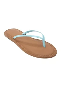 Leather Flip Flops