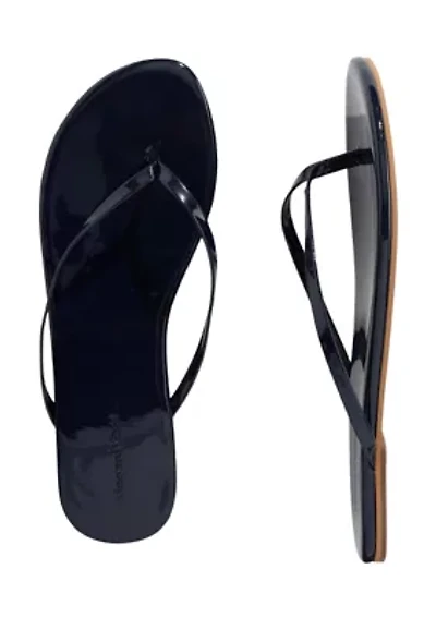 Skinny Strap Flip Flop Sandals