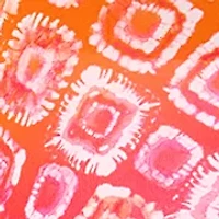Plus Bell Sleeve Tie Dye Printed Swim Coverup