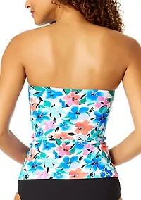 Women's Fiore Twist Bandeau Tankini Swim Top