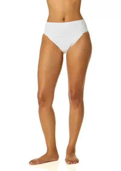 Women's Soft Band High Waist Swimsuit Bottom