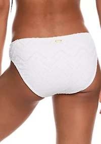 Bright White Cutout Swim Bottoms