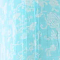 Women's Henley Slub Knit Print Dress