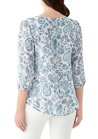 Women's Printed Woven Top