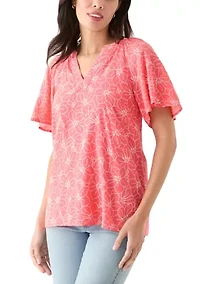 Women's Printed Woven Blouse