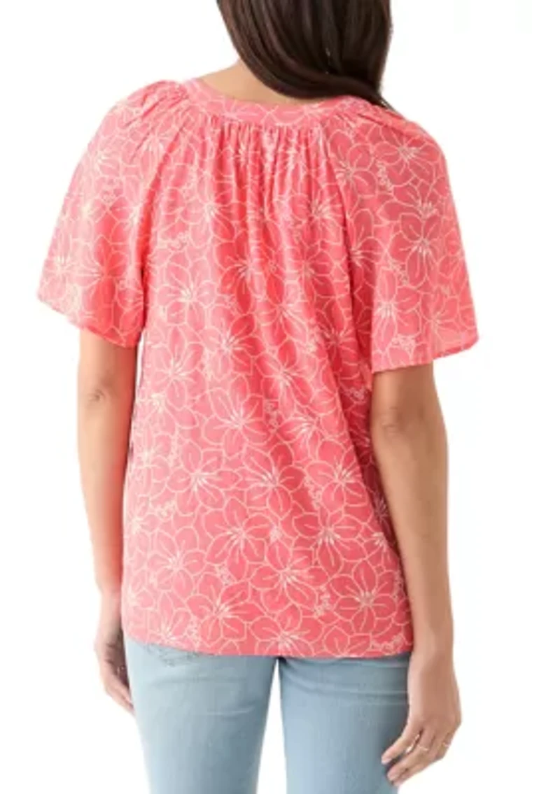 Women's Printed Woven Blouse