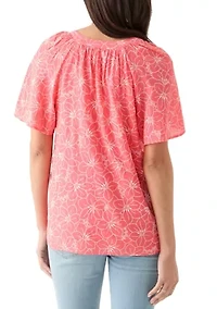 Women's Printed Woven Blouse