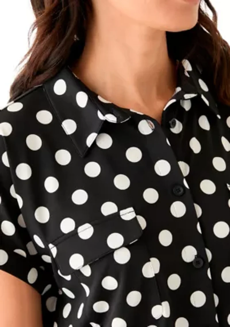 Women's Updated Printed Camp Shirt