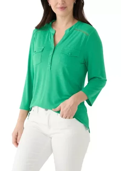 Women's Solid Knit Top