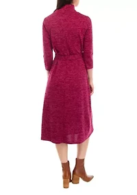 Women's Mock Neck Fashion Dress