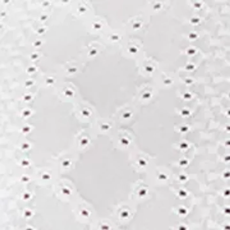 Women's Flutter Sleeve Knit Eyelet Henley Top