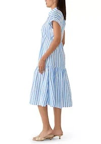 Women's Dolman Sleeve Shirtdress