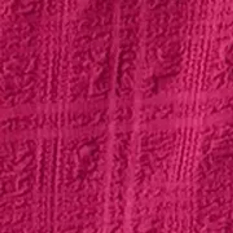 Women's Long Sleeve Textured Henley Top