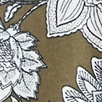 Women's Keyhole Detail Printed A-Line Top