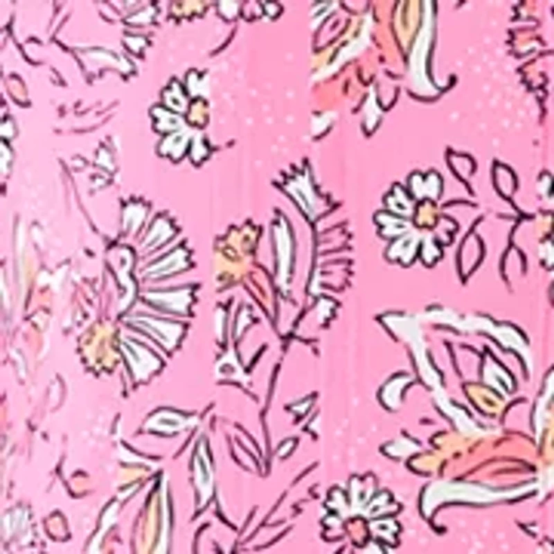 Women's Elbow Sleeve Woven Henley Dress