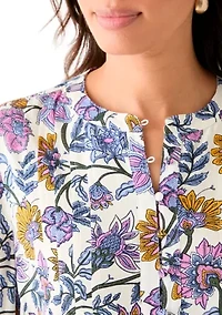 Women's Printed 3/4 Sleeve Top