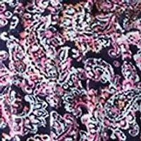 Women's Honeycomb Henley Print Top