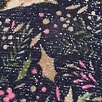 Women's 3/4 Sleeve Shine Hacci Print Peasant Blouse