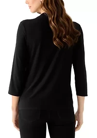 Women's 3/4 Twofer Cardigan