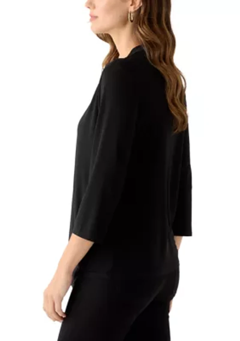 Women's 3/4 Twofer Cardigan